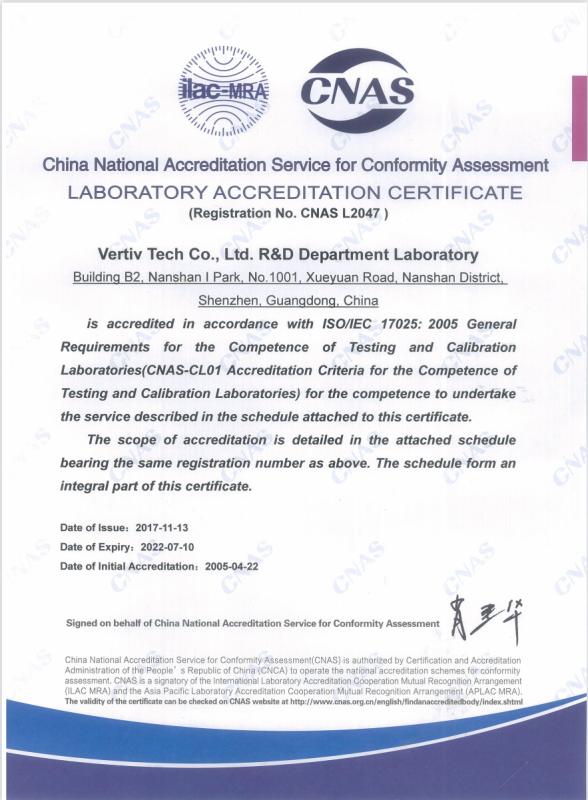 CNAS - Beijing Ding Ding Future Technology Co.Ltd