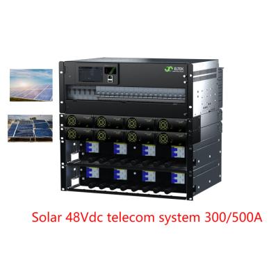 China Pure Solar Integrated Telecom Solar Power Systems 3200w 300a Dc Flatpack 2 for sale