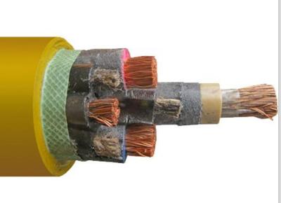 China Multicore Rubber Flexible Cable 3.6 / 6 KV With Monitoring Copper Braiding for sale