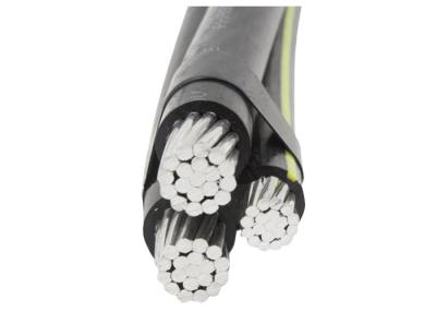 China Custom AL / PE Insulated Aerial Bunch Cable 3 Core IEC 60502 Certification for sale