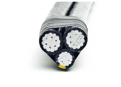 China 0.6/1KV Aerial Drop Cable , Aerial Electrical Cable Overhead Line Triplex  ASTM B231 for sale