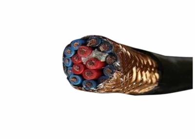 China Black Pvc Multicore Cable Size 0.75-6 WIth PVC Sheath Braided Shield for sale
