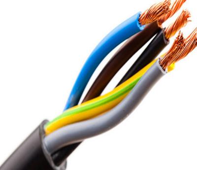 Chine Câble électrique flexible RVS tordu non engainé isolé par PVC de câblage cuivre à vendre