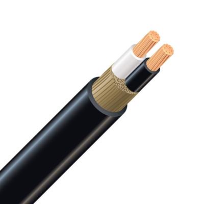 China Power Plant Copper Armoured Cable Three Phase Steel Wire 3x300mm2 for sale