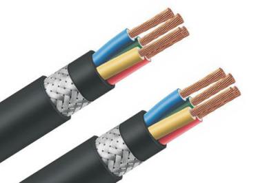China Black Sheath Multicore Instrument Cable , Multi Pair Shielded Cable for sale