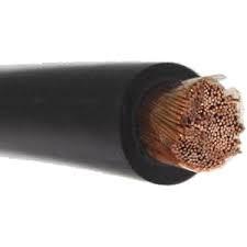 China Oil Resistance Single Core 10mm2 Rubber Welding Cable for sale