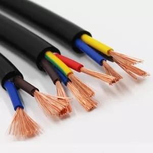 Китай Гибкая изоляция PVC проводника меди заземленного кабеля RVV электрическая продается