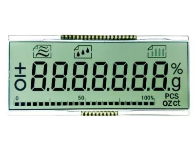 China Display LCD TN alfanumérico de 7 segmentos e 4 dígitos Display LCD monocromo à venda
