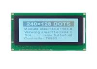 Quality 5.1 Inch 240 X 128 Spi Custom LCD Display Module 22 Pins Led Dot Matrix Display for sale