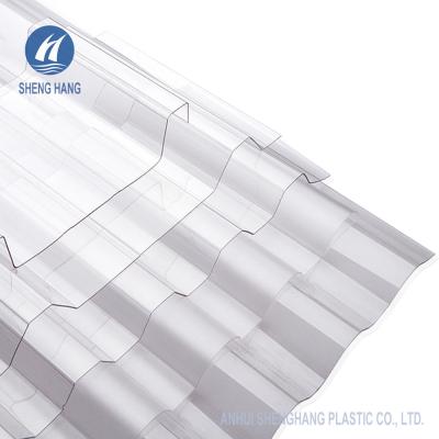 China Anti UV 3m Corrugated Plastic Roofing Sheets Polycarbonate For Greenhouse ISO for sale