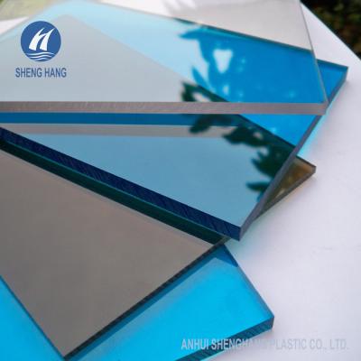 China Blue Tinted Polycarbonate Plastic Sheets Hot Formed Weather Resistance for sale