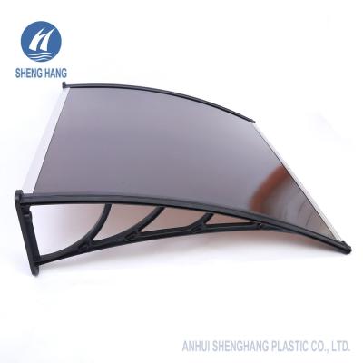 China 1200*800mm Polycarbonate Window Door Awning 50um Anti UV for sale