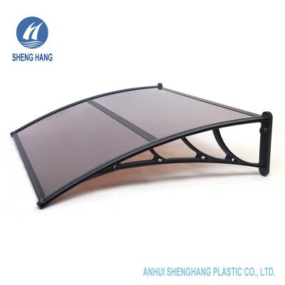 China SGS Balconies Outdoor Polycarbonate Patio Awnings Canopy Lightweight for sale