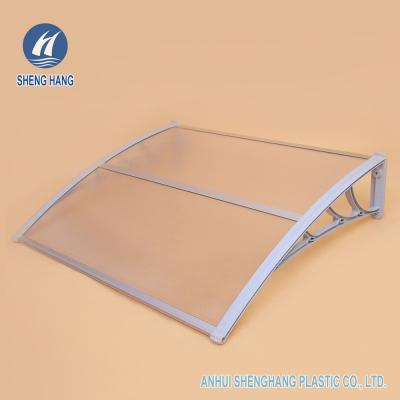 China 600mm 900mm Clear Polycarbonate Door Canopy Window Awning ODM for sale