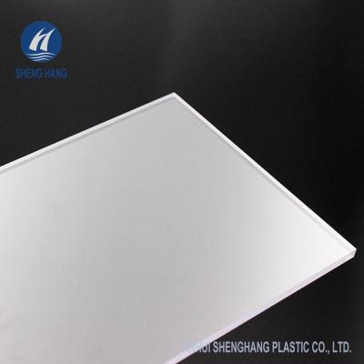 China UV Protected Fine Velvet Frosted Polycarbonate Sheet Matte Plastic Board 1.8mm SGS for sale