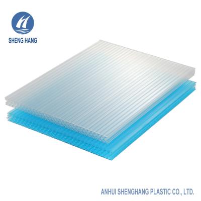 China Anti Impact Greenhouse Honeycomb Polycarbonate Sheet Cellular SGS 80um UV Coated for sale