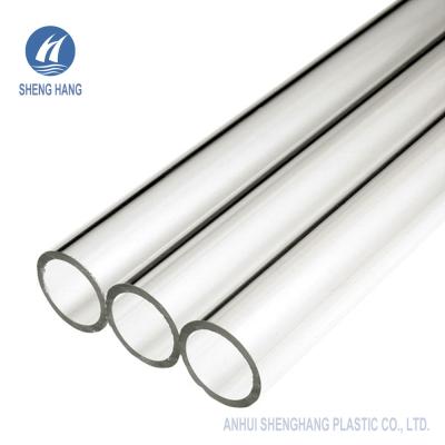 China 30mm Clear Transparent Acrylic Pipe Tube Plexiglass Rigidity Fireproof for sale