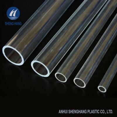 China Optical Transparent Rigid Acrylic Plastic Tubing WT6mm OD100mm To 150mm for sale