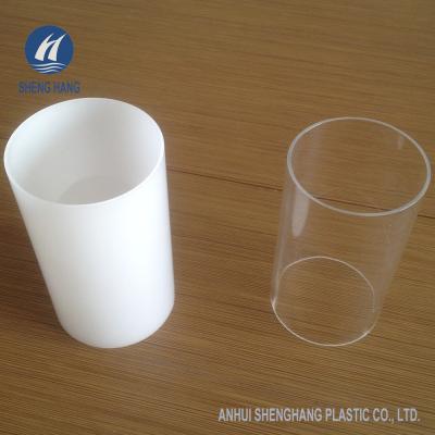 China ULTRAVIOLETA anti plástico de acrílico claro inodoro del tubo 100m m del tubo del plexiglás en venta