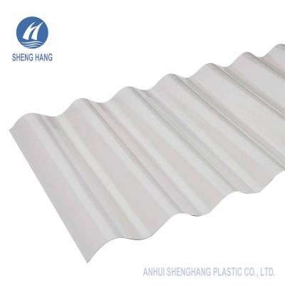 China Aging Resistance Corrugated Polycarbonate Roofing Panel 0.8mm 1.0mm en venta