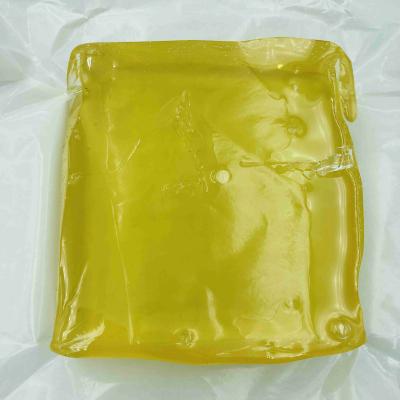 China Rectangular Yellow Hot Melt Blocks Glue Moistureproof UV Resistant for sale