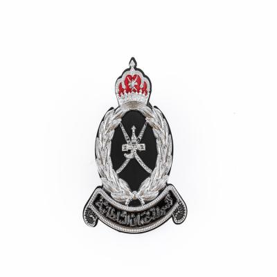 China Black Design Custom Senior Military Officer Commemorative Badge for sale