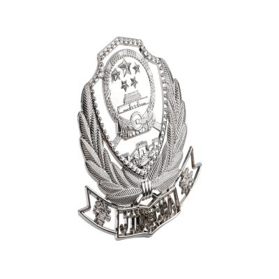 China Pushpin Custom Metal Logo Badges Zinc Alloy Commercial High End for sale