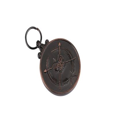 China Craft Casting Personalized Army Pendants Charms Engraved Antique Sheriff Badge for sale