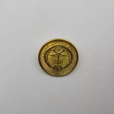 China Golden Flying Power Aviation Cap Custom Metal Badge for sale