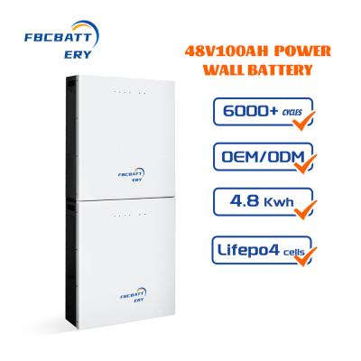 China Powerwall Lifepo4 24v Solar Cells Battery , 24v 200ah 100ah Lithium Battery Pack for sale