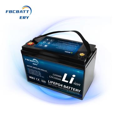 中国 12ボルトのリチウム深い周期の海洋電池、100ah Lifepo4電池のパック 販売のため