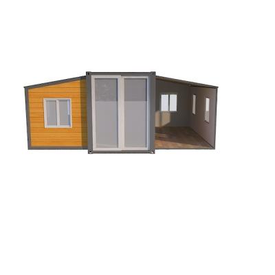 China Expandable Container House China Folding Factory 20FT/ 40FT 3 in 1 Light Steel Frame & Sandwich Panel Office Building Steel Door for sale