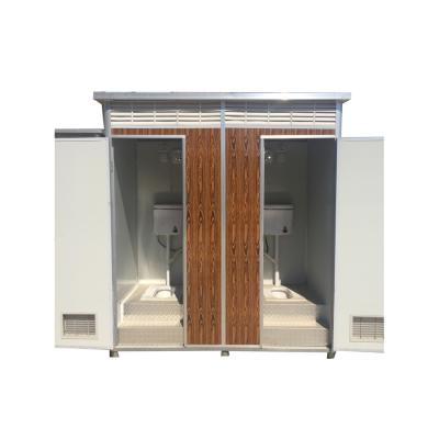 China Pillow Underground Prefabricated Modular Toilets Rustic Design Style For School for sale