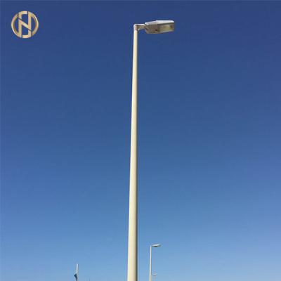 China Reliable 10m Modern Road Lamp Post Dual / Single Arm ISO 9001 Certified for sale