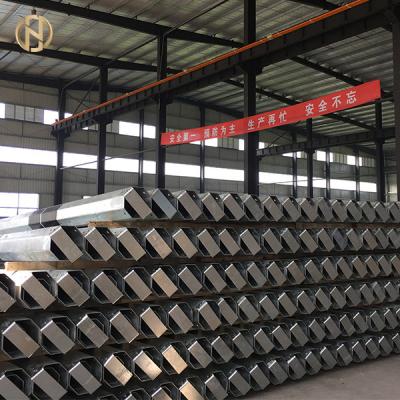 China La inmersión caliente galvanizó el factor de seguridad de acero tubular 3000daN de poste el 17M 2,0 en venta