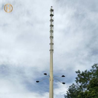 중국 15-60M 철강 통신 포스트 모노폴 통신 타워 판매용