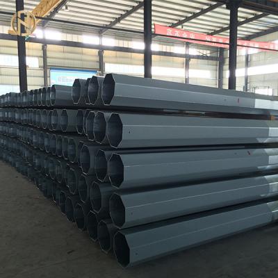 China los 45FT poste de acero galvanizado el 13.7M octagonal con el hardware ISO 9001 certificado en venta