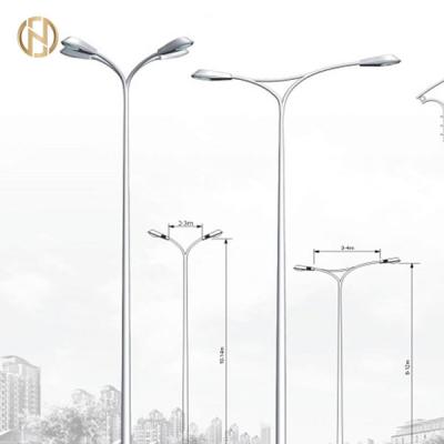 China Galvanized Street Light Pole  3M 6M 9M 12M Custom Octagonal Light Pole for sale