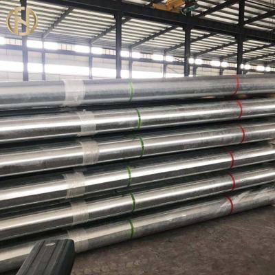 China Thickness 4mm Electrical Power Pole 10.5m Height Metal Power Pole for sale