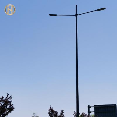 China Single Arm / Double Arm 10M Q235 Street Light Pole for sale