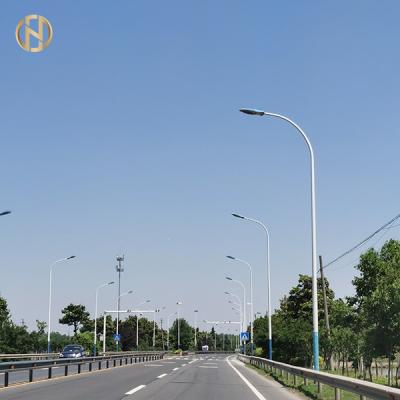 China 6 - 15M Street Light Pole Anti Corrosion  Steel Light Pole With Various Design for sale