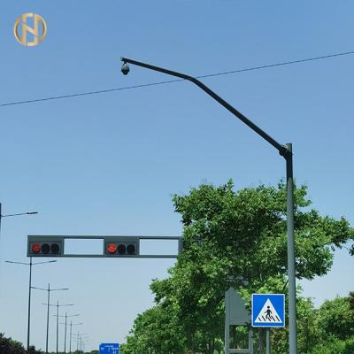 Китай Столб лампы камеры слежения дорожного движения с типом толщины картины 5мм полигональным продается