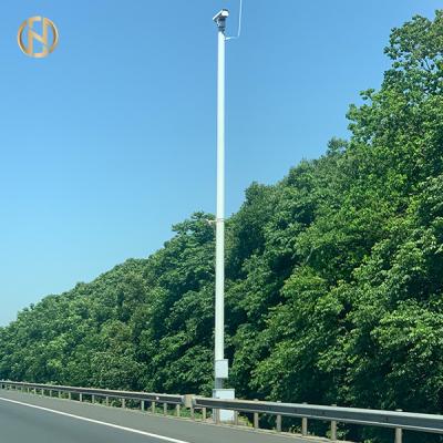 China High Quality CCTV Camera Pole  Octagonal Surveillance Camera Pole for sale
