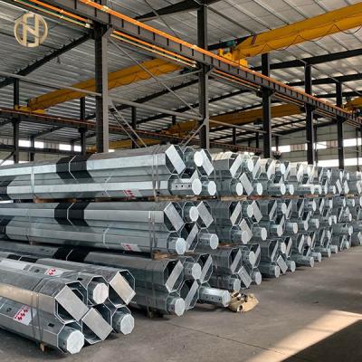 China 12M Swaged Tubular Pole Durable For Overhead Electric Lines 11KV Or 33KV for sale