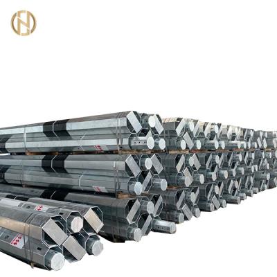China 12M Galvanized Steel Light Pole For Power Distribution for sale