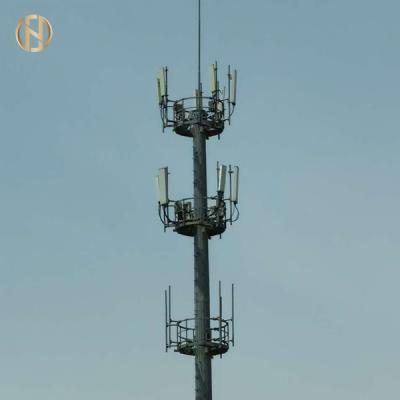 China Galvanized GR50 Telecommunication Post For Wireless Internet for sale