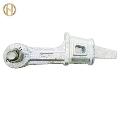 China Wedge Type Guy Wire Clamp For Galvanized Iron Wire Strands Installation for sale