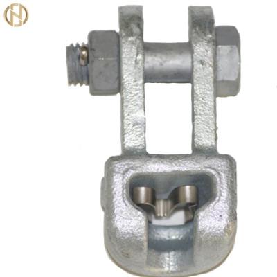 China Hot Dip Galvanized Steel Socket Clevis Eye Convenient For Insulator for sale