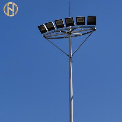 China CE GR65 Conical  12 Meter High Mast Pole IP65 For Floodlight for sale