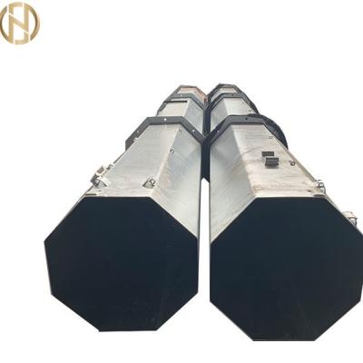 China Vento de aço Monopole galvanizado de polo de poder do metal resistente à venda